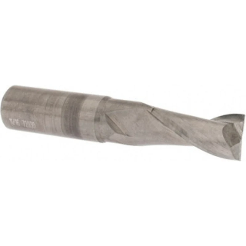 OSG 11/16, 1-3/8 LOC, 3/4 Shank Diam, 4 OAL, 2 Flute, Solid Carbide Square End Mill Single End, Uncoated, Spiral Flut...